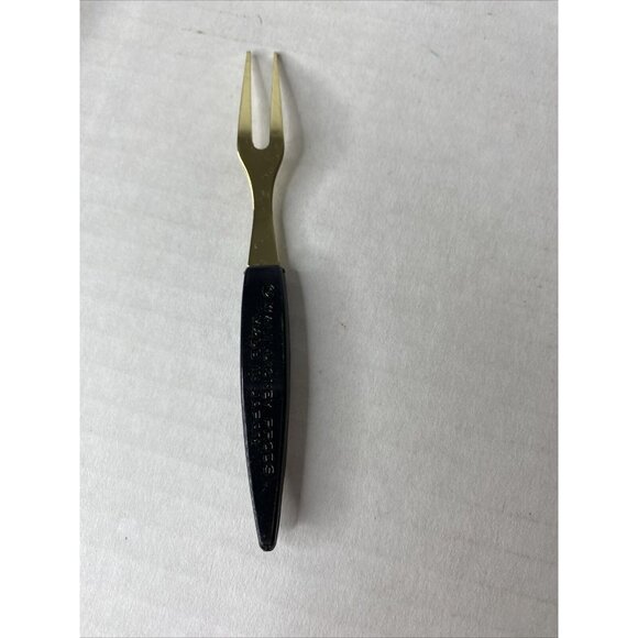 Vintage Walt Disney Productions Bronze Plated Mini Forks Disneyland Set 6 w/ Box - Picture 4 of 5